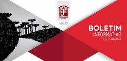 Imagem com o logotipo do boletim da EJE