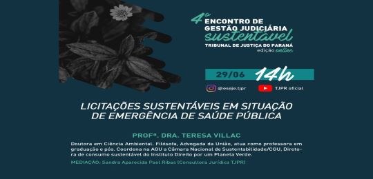 Palestra licitações sustentáveis