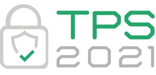 Aberto credenciamento de imprensa para a 6ª edição do Teste Público de Segurança (TPS) Banner de fundo branco com o desenho de um cadeado cinza à esquerda, e, no centro e à direita, e...