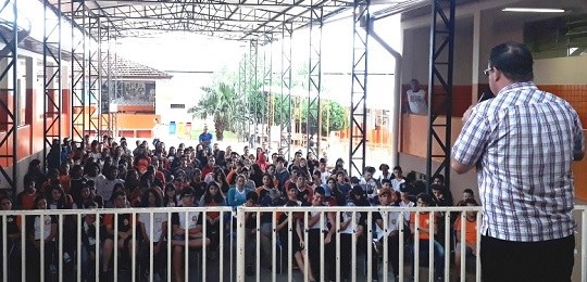 Alunos conhecem a Justiça Eleitoral em Tomazina