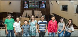 Alunos de Chopinzinho participantes do Parlamento Jovem visitam Assembleia Legislativa do Paraná