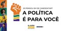 Imagem que retrata uma peça publicitária institucional da Justiça Eleitoral sobre as eleições de...