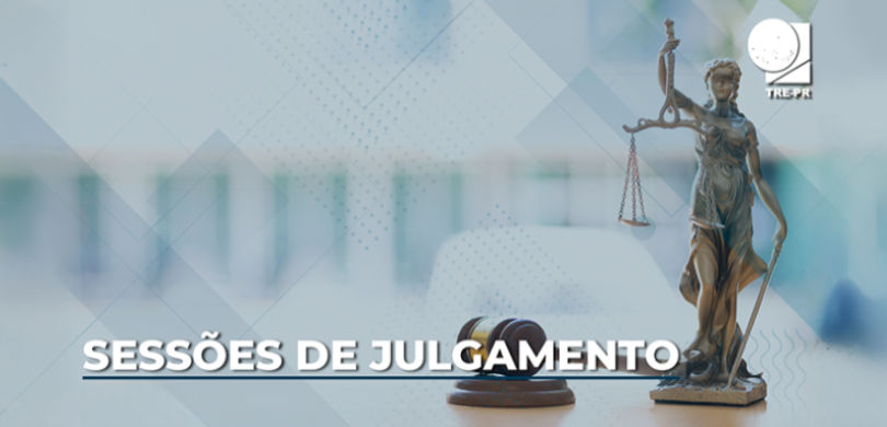 Confira o calendário de sessões de abril de 2026 Imagem que retrata uma peça gráfica institucional sobreposta a um fundo desfocado. Em primeiro p...