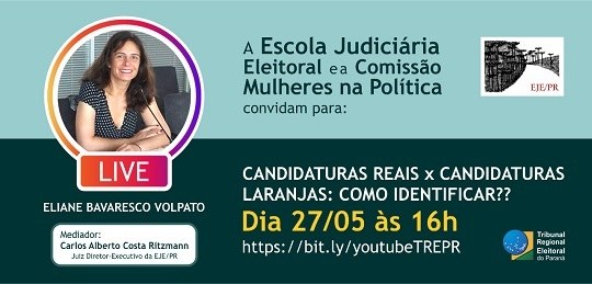 Banner Candidaturas Reais x Candidaturas Laranjas: como identificar?