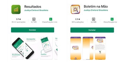 Eleições 2020: eleitor poderá acompanhar apuração por meio dos apps ‘Resultados’ e ‘Boletim na M...