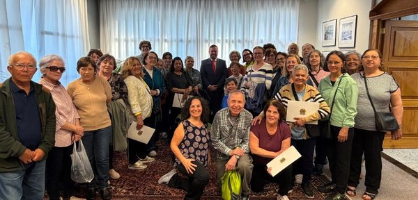 Idosos do Sesc Centro e Sesc da Esquina participam da ação de educação midiática em Curitiba
