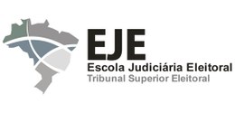 Banner de fundo branco com um mapa do Brasil à esquerda e, à direita, escrito: EJE - Escola Judi...