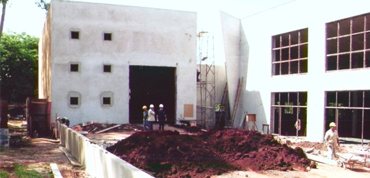 Fórum eleitoral de Maringá sendo construído