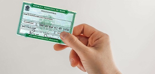 Título eleitoral atual