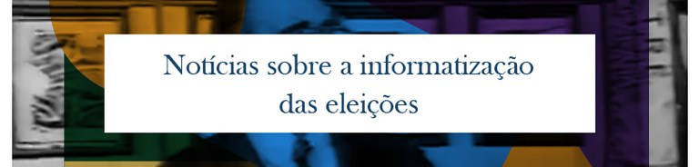 Banner com fundo nas cores amarelo, cinza, azul, verde e roxo. Ao centro, em um retângulo branco...