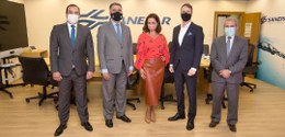 Encontro visou agradecer o apoio logístico e estrutural da empresa para as Eleições Municipais d...