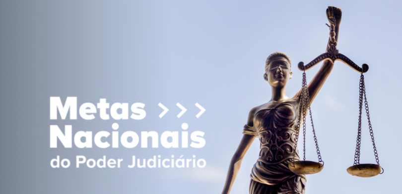 Reunião que discute metas nacionais da Justiça Eleitoral para 2026 acontece nesta segunda-feira (14) Banner com um fundo em degradê do cinza ao azul, cujo título é “Metas Nacionais do Poder Judiciá...