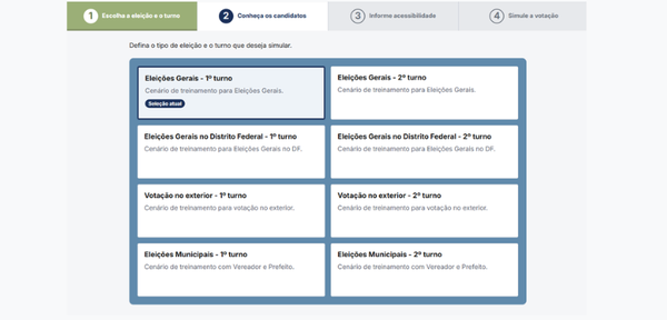 Simulador tira dúvida de eleitores sobre a votação 2
