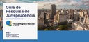 Banner em que se lê: Guia de Pesquisa de Jurisprudência TRE-PR - 2023, Secretaria Judiciária, Se...