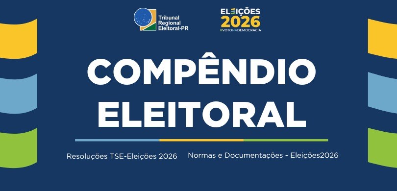 Imagem de caráter institucional com fundo na cor azul-marinho. No centro, em letras maiúsculas d...