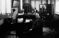 Foto de servidores em 1933