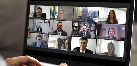 Videoconferência com os participantes do Webinário "Processo e Direito Penal na Justiça Eleitora...