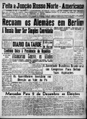 Jornal Diário da Tarde, edição 15.251, publicado em 1º de março de 1945.
